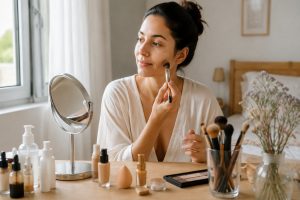 El orden correcto del maquillaje para un acabado más limpio